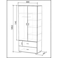 Лот: 3306450. Фото: 2. Детский Шкаф ЛО1. Детская мебель