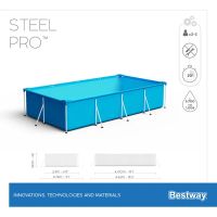 Лот: 18709398. Фото: 2. Бассейн каркасный Steel Pro, BESTWAY... Для дачи, дома, огорода, бани, парка