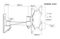 Лот: 4986200. Фото: 2. Кронштейн для LCD/LED тв 17"-40... Аксессуары
