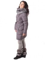 Лот: 5093594. Фото: 2. Новый с этикеткой пуховик (натуральный... Женская одежда