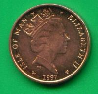Лот: 8990527. Фото: 2. Остров Мэн 1 пенни 1997. Монеты