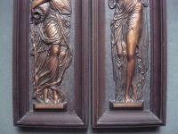 Лот: 9480310. Фото: 3. Панно настенное «Девушка с кувшином... Домашний быт