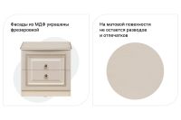 Лот: 23649507. Фото: 3. Тумба прикроватная Hoff Николь. Мебель