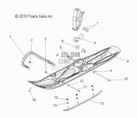 Лот: 3341394. Фото: 2. коньки на 2012 800 PRO RMK 155. Мототехника