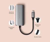 Лот: 24928843. Фото: 13. USB-хаб Satechi USB-C 4-in-1 с...