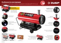 Лот: 18375223. Фото: 14. Пушка тепловая дизельная ЗУБР...