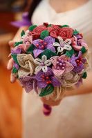 Лот: 16673681. Фото: 4. Свадебный букет из бисера+бутоньерка... Красноярск