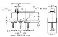 Лот: 11657719. Фото: 2. Кнопка D2FC-F-7N с переключающими... Периферия