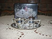 Лот: 9860050. Фото: 2. Набор сахарница молочник поднос... Посуда, кухонная утварь