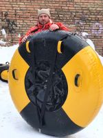 Лот: 10687467. Фото: 2. Тюбинг, надувные санки, плюшки... Спортивные товары