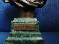 Лот: 25589966. Фото: 4. Бюст Пётр 1,бронща, камень. Красноярск
