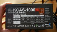 Лот: 14547556. Фото: 2. Блок питания Aerocool KCAS 1000W. Комплектующие