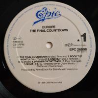 Лот: 21985638. Фото: 5. LP ● Europe ● The Final Countdown...