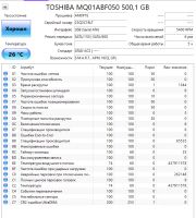 Лот: 24967052. Фото: 2. Жесткий диск 500Gb/2.5"/5400/Toshiba... Комплектующие