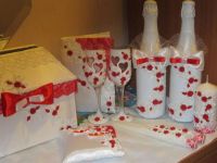 Лот: 3554989. Фото: 2. Свадебный набор - бокалы, свечи... Товары для праздника