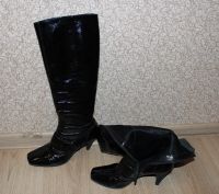 Лот: 12643270. Фото: 2. Сапоги женские лакированные. Женская обувь