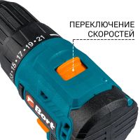 Лот: 24949255. Фото: 3. Дрель-шуруповерт Bort BAB-21-BLK... Строительство и ремонт