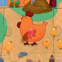 Лот: 9176480. Фото: 2. Пазл-гигант тактильный Ферма... Игрушки