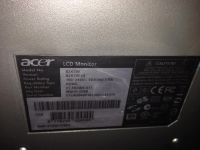 Лот: 8819006. Фото: 2. ЖК монитор 24" Acer X243W. Мониторы, проекторы