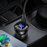 Лот: 21437871. Фото: 6. Автозарядка ACEFAST B4 66W USB-C...
