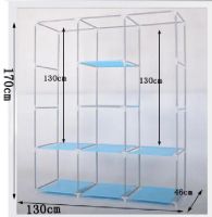 Лот: 2865492. Фото: 2. Шкаф каркасный тканевый бежевый... Хранение вещей