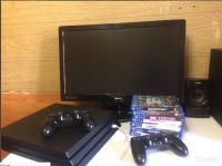 Лот: 13279602. Фото: 2. PS 4 PRO 1Тб. в отличном состоянии. Игровые приставки, консоли, видеоигры