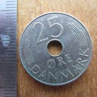 Лот: 24927533. Фото: 4. Монета 25 эри оре ере Дания 1983... Красноярск