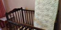 Лот: 18056075. Фото: 2. Детская кроватка с матрасом. Детская мебель