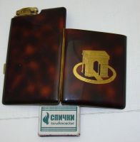 Лот: 12721583. Фото: 7. Портсигар с зажигалкой Париж старинный...