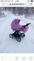 Лот: 8725020. Фото: 2. Розовая коляска зима +лето. Детский транспорт