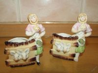 Лот: 5033531. Фото: 5. Статуэтки "Селянки", цветная роспись...