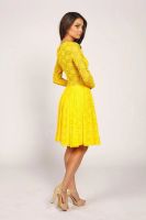 Лот: 4872117. Фото: 2. Платье Вечер желтое. Женская одежда