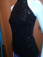 Лот: 8320177. Фото: 2. блузка черная,передняя часть отделана... Женская одежда