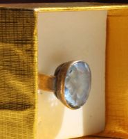 Лот: 21589162. Фото: 2. Волынский аквамарин в серебряном... Ювелирные изделия, бижутерия, часы