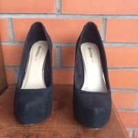 Лот: 8309184. Фото: 3. Туфли черные замша размер 37. Одежда, обувь, галантерея