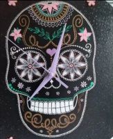 Лот: 24679174. Фото: 4. Часы настенные Sugar skull/Calavera... Красноярск