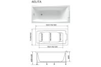 Лот: 25258029. Фото: 7. Ванна пристенная Marka One Aelita