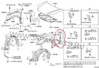 Лот: 12675897. Фото: 2. Уплотнитель крыла левый передний... Автозапчасти