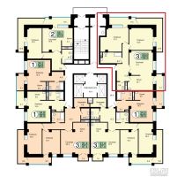 Лот: 13306856. Фото: 6. 3-х комн. квартира в ЖК "Взлетный...