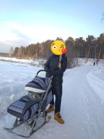 Лот: 15028273. Фото: 2. санки-коляска. Детский транспорт