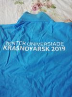 Лот: 17610744. Фото: 3. Футболка Универсиады в упаковке. Одежда, обувь, галантерея