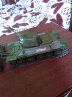 Лот: 7652803. Фото: 3. модель танка Т-34 с тралом. Коллекционирование, моделизм