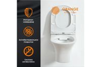 Лот: 24405960. Фото: 3. Унитаз подвесной ORANGE C01-100W. Строительство и ремонт