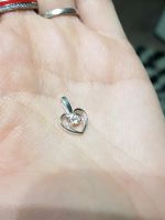 Лот: 10913087. Фото: 2. Серебряный кулон подвеска сердечко... Ювелирные изделия, бижутерия, часы