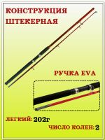 Лот: 22028967. Фото: 3. Спиннинг силовой ALLIGATOR 1,80м... Туризм, охота, рыбалка, самооборона