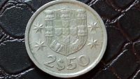 Лот: 9065932. Фото: 2. 545 2,5 эскудо 1977 год Португалия. Монеты