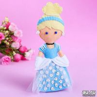 Лот: 15074044. Фото: 2. Игрушка из фетра "Моя куколка... Творчество