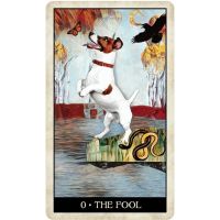 Лот: 21315842. Фото: 3. Карты Таро "Wise Dog Tarot" US... Сувениры, подарки