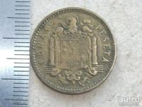 Лот: 9591132. Фото: 8. Монета 1 песета одна Испания 1953...