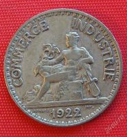 Лот: 1579281. Фото: 2. (№487) 50 сантимов 1922 (Франция... Монеты
